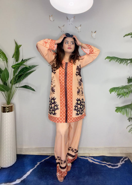 Printed Co-Ord Set (Pret) - 3050