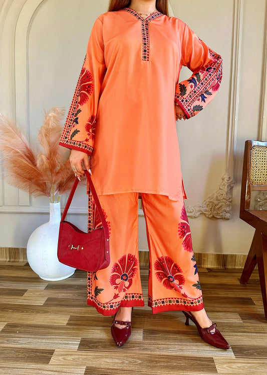 Printed Co-Ord Set (Pret) - 5000