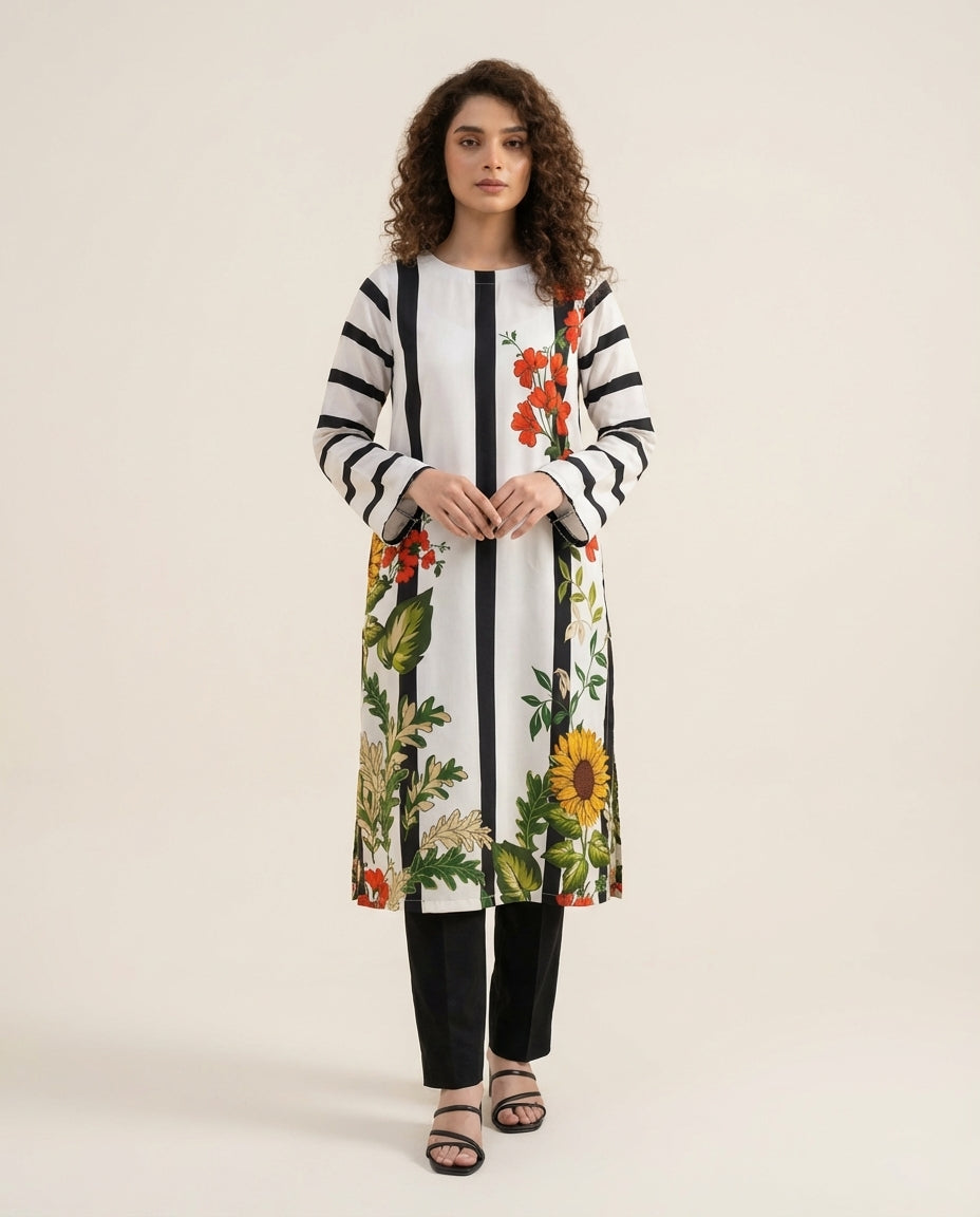 Printed Co-Ord Set - L025
