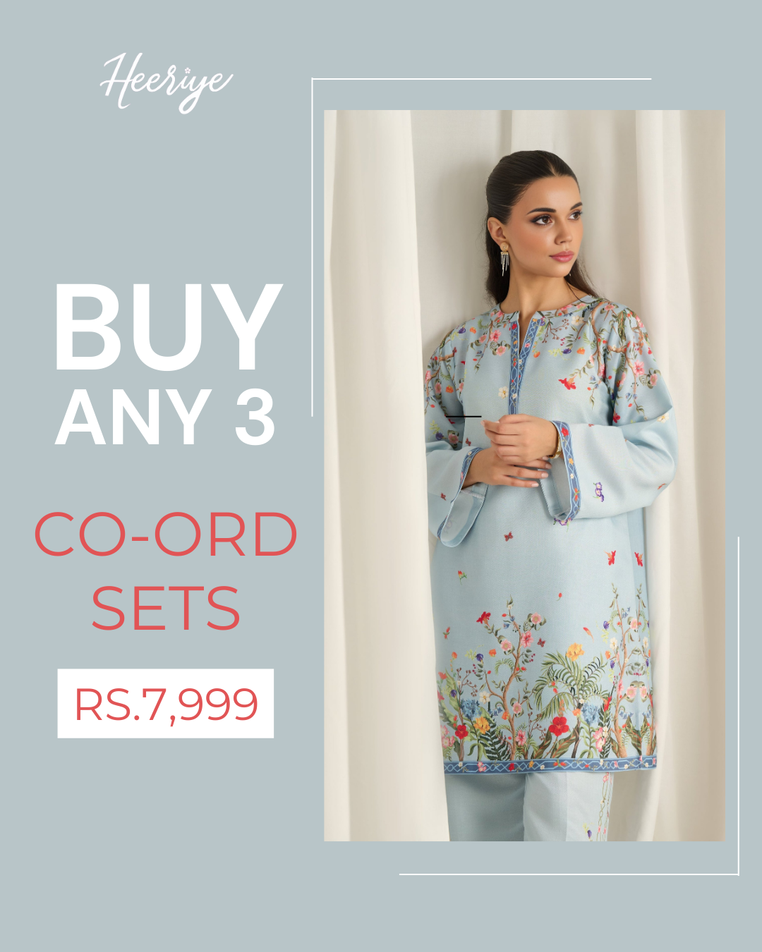 Buy Any 3 Co-Ords Sets in Rs 7999