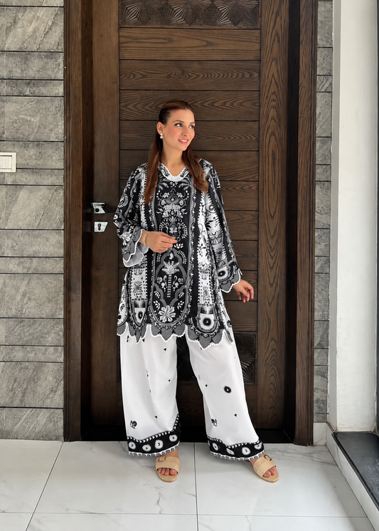 Printed Co-Ord Set (Pret) - 5060