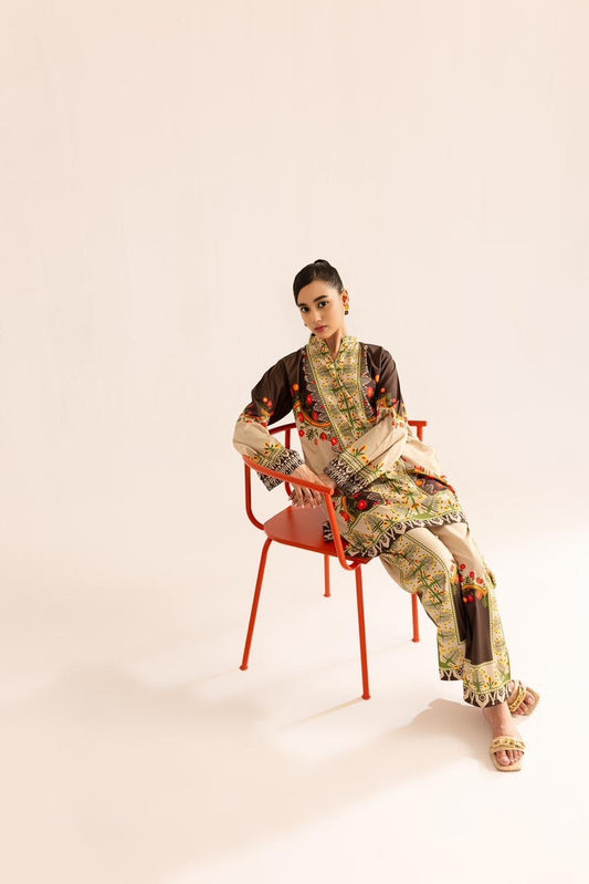 Printed Co-Ord Set (Pret) - 901