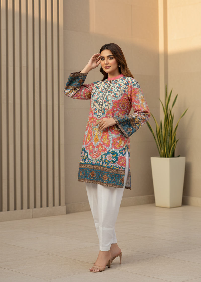 Printed Co-Ord Set (Pret) - 2030