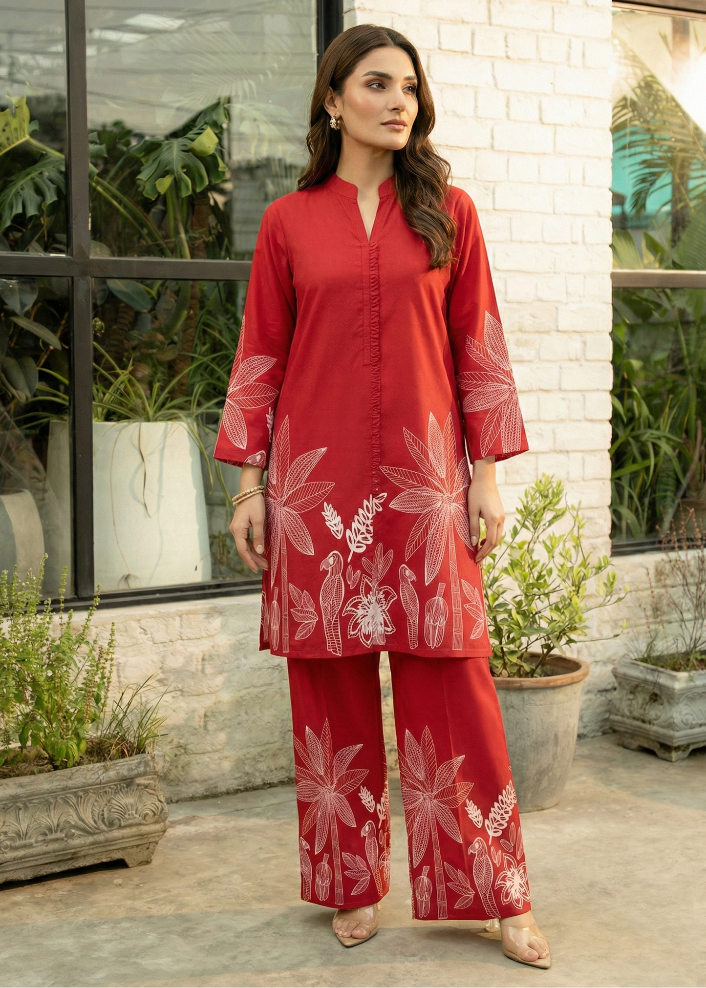 Printed Co-Ord Set (Pret) - 4000