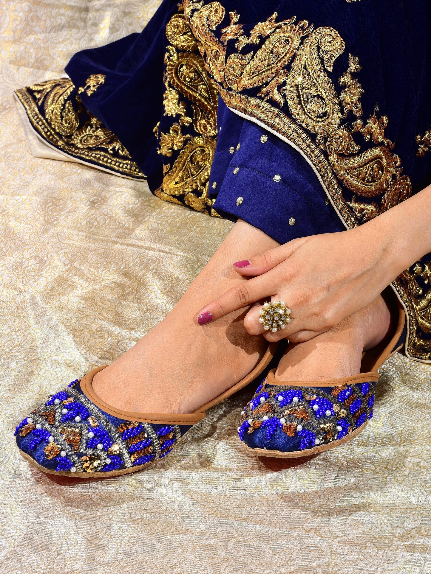 Dilbar Women's Bridal Khussa by Heeriye