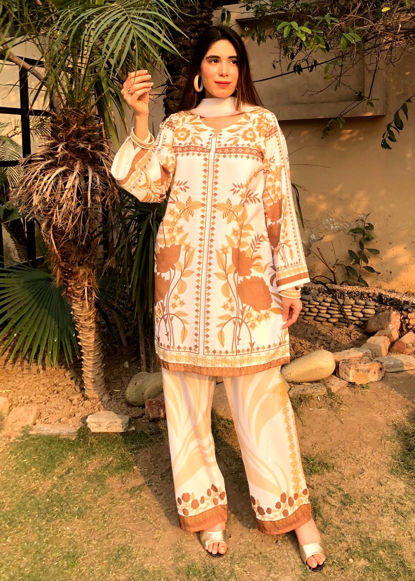 Printed Co-Ord Set (Pret) - 3010