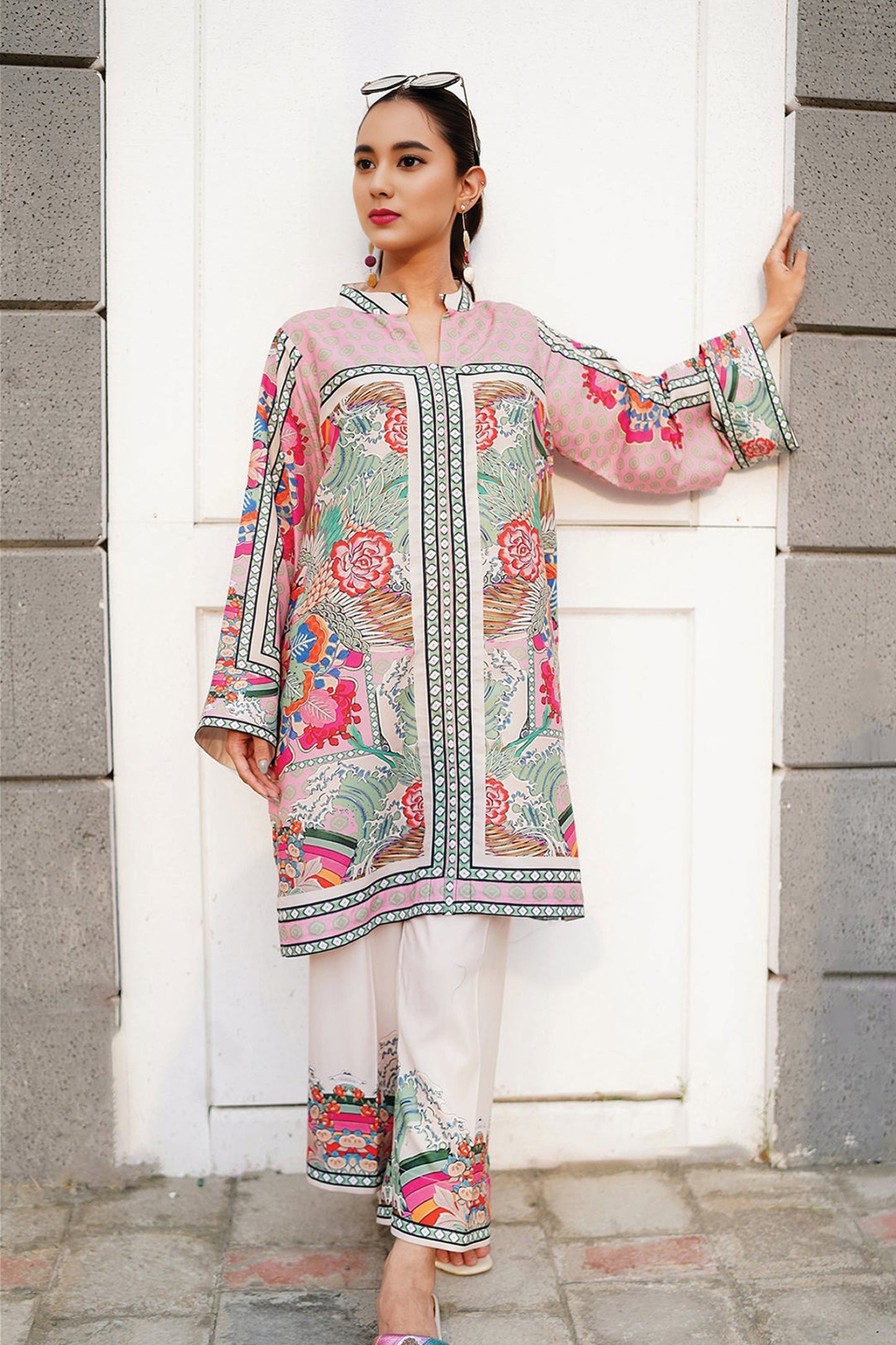 Printed Co-Ord Set (Pret) - 605