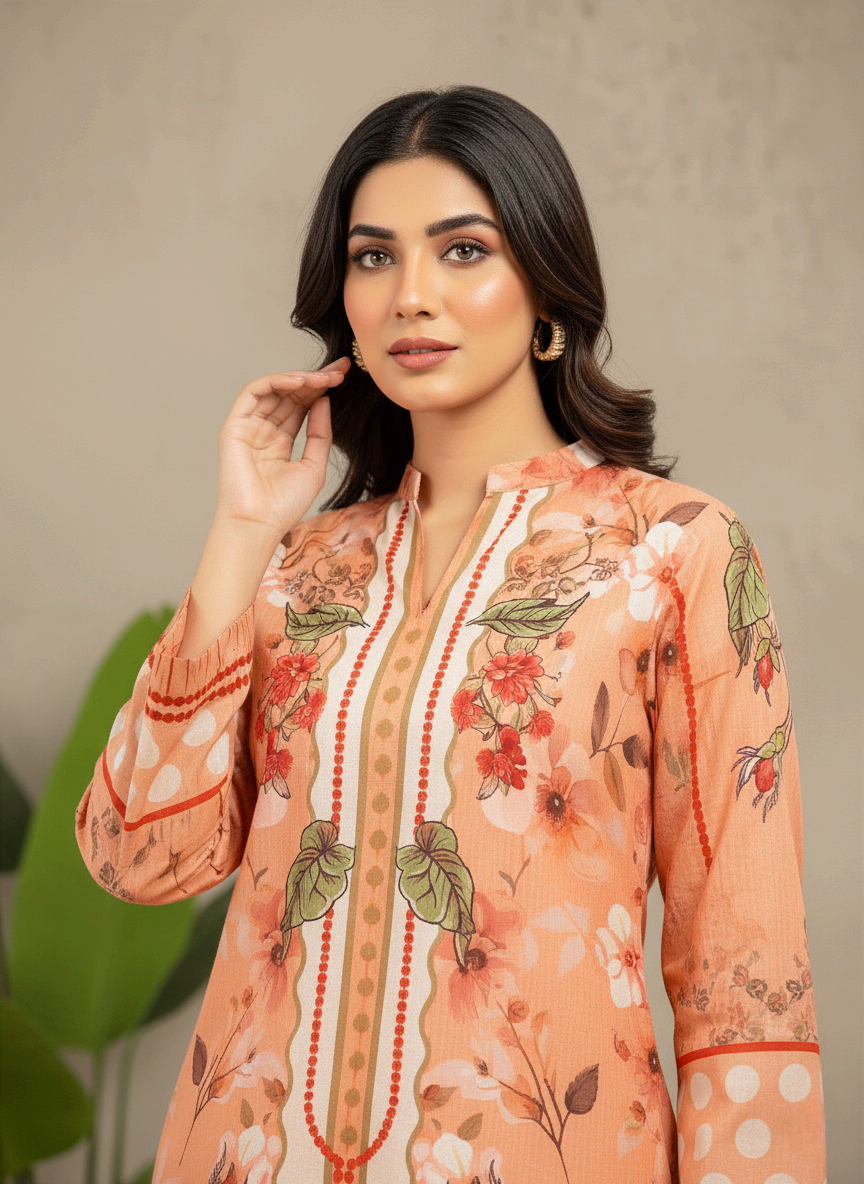 Printed Co-Ord Set (Pret) - 1070