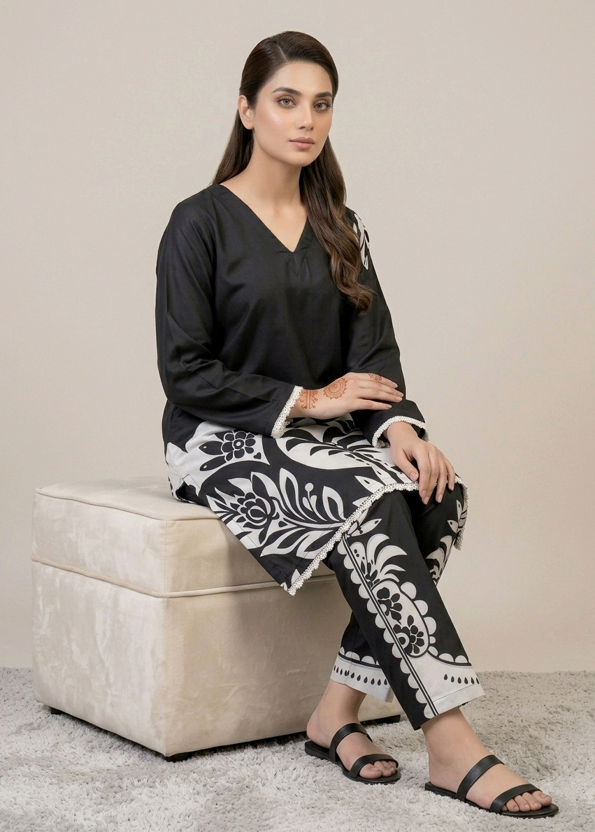 Printed Co-Ord Set (Pret) - 5023