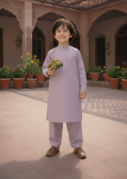 Crystal Star - Boy Light Purple Kameez Shalwar
