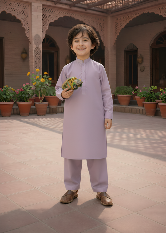 Crystal Star - Boy Light Purple Kameez Shalwar