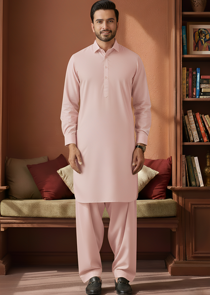 Refersh-Peach Kameez Shalwar