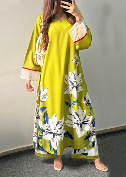 Printed Co-Ord Set (Pret) - L026