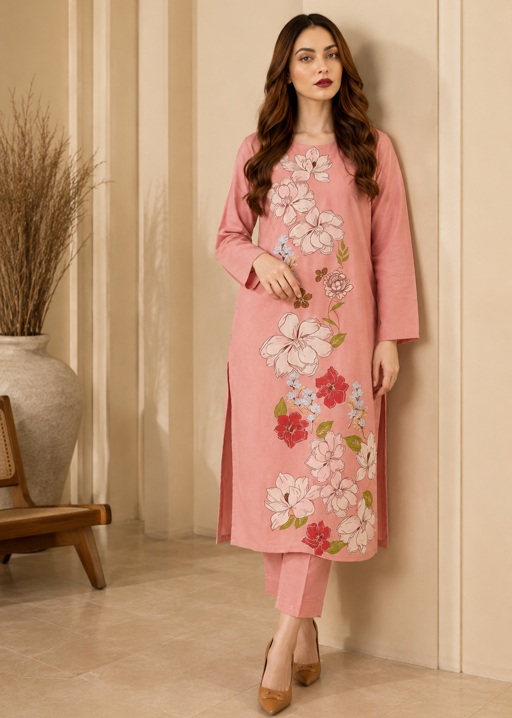 Printed Co-Ord Set (Pret) - L023