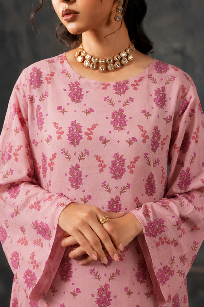 Basic Printed Lawn 3-Pieces Stitched