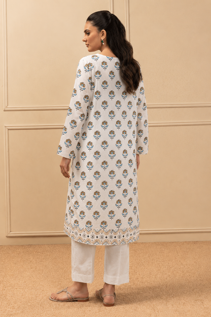 Basic Printed Lawn 3-Pieces Stitched