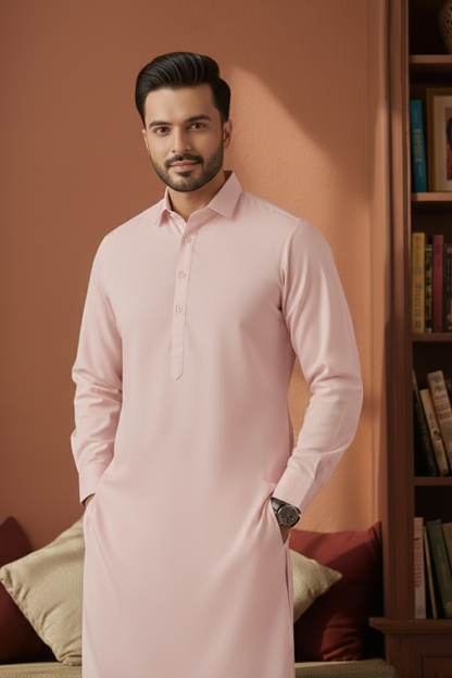 Refersh-Peach Kameez Shalwar