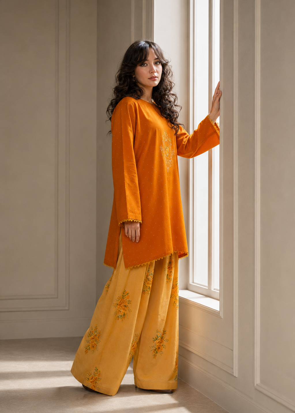Printed Co-Ord Set (Pret) - 5028