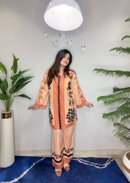 Printed Co-Ord Set (Pret) - 3050