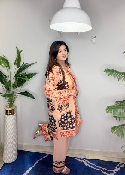 Printed Co-Ord Set (Pret) - 3050