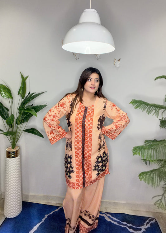 Printed Co-Ord Set (Pret) - 3050