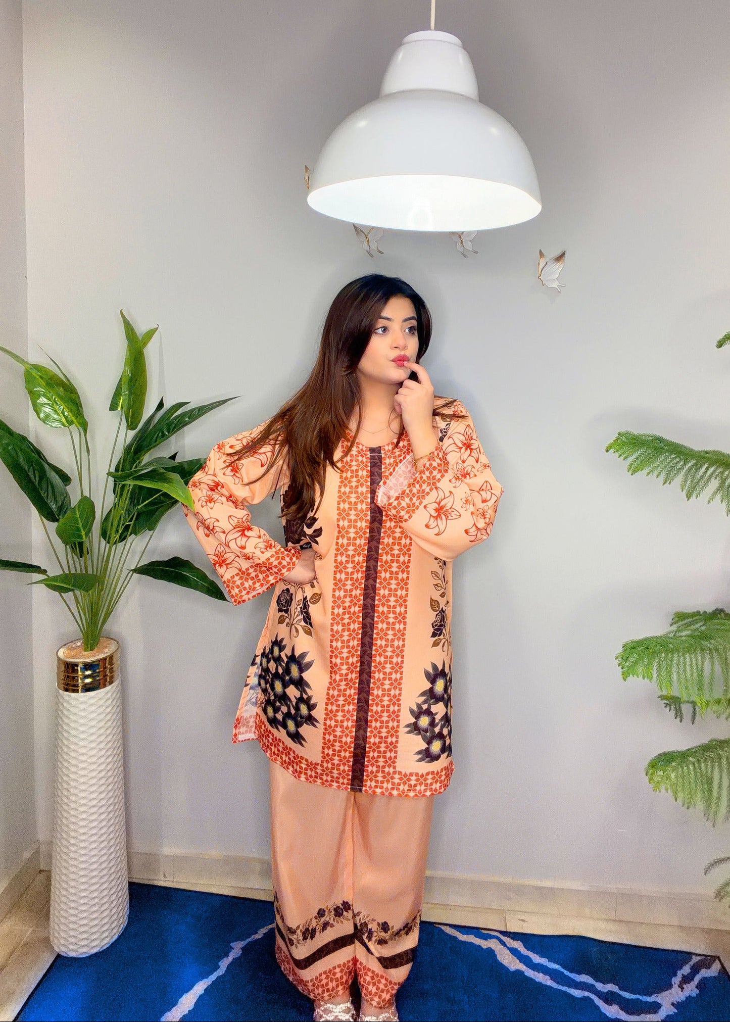 Printed Co-Ord Set (Pret) - 3050
