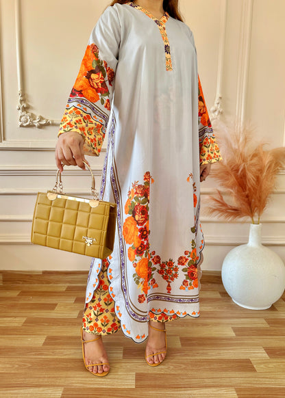 Printed Co-Ord Set (Pret) - K001