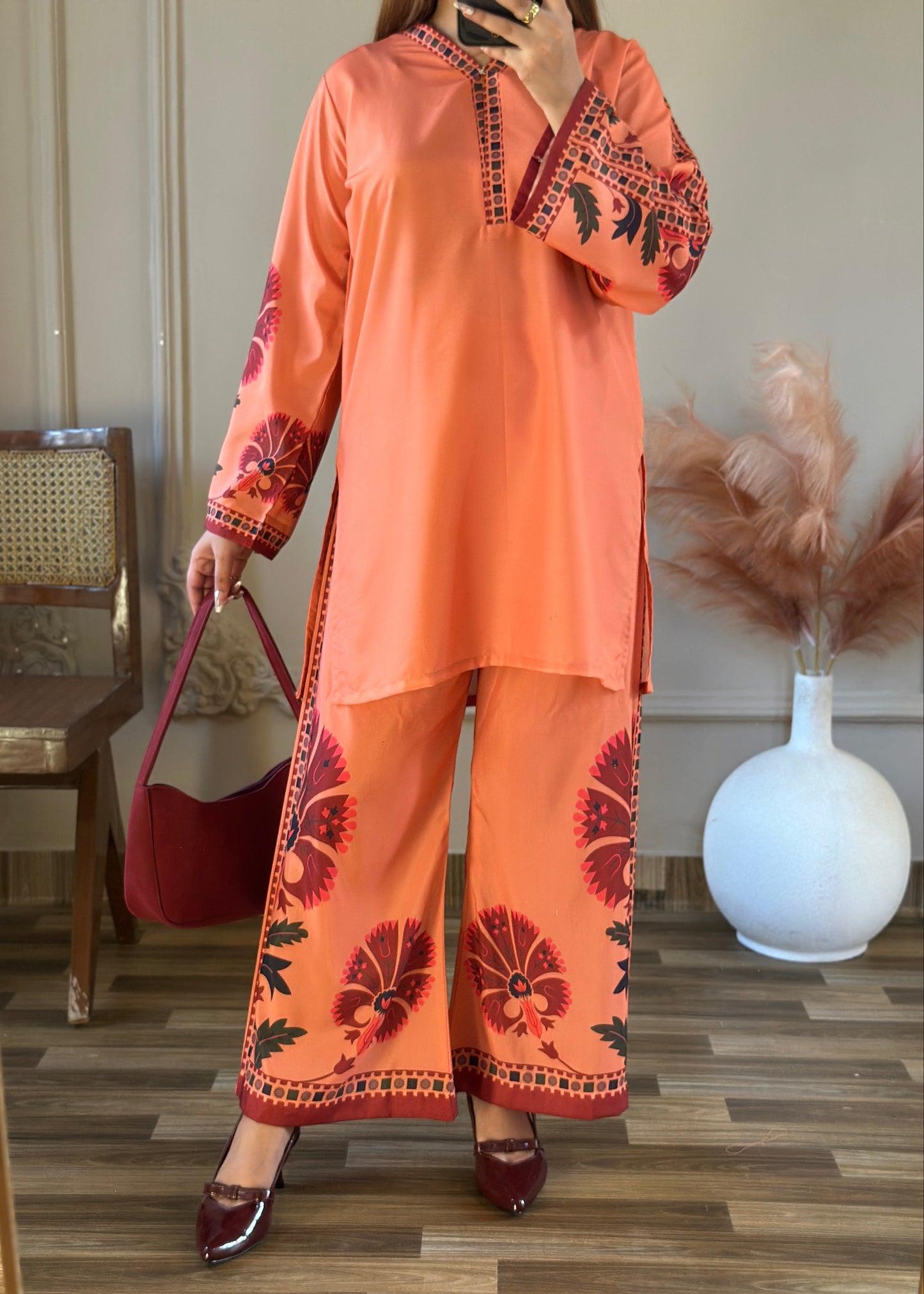 Printed Co-Ord Set (Pret) - 5000