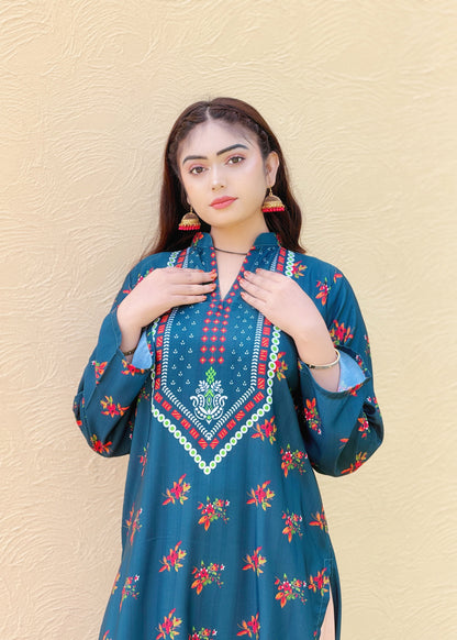 Printed Co-Ord Set (Pret) - L047