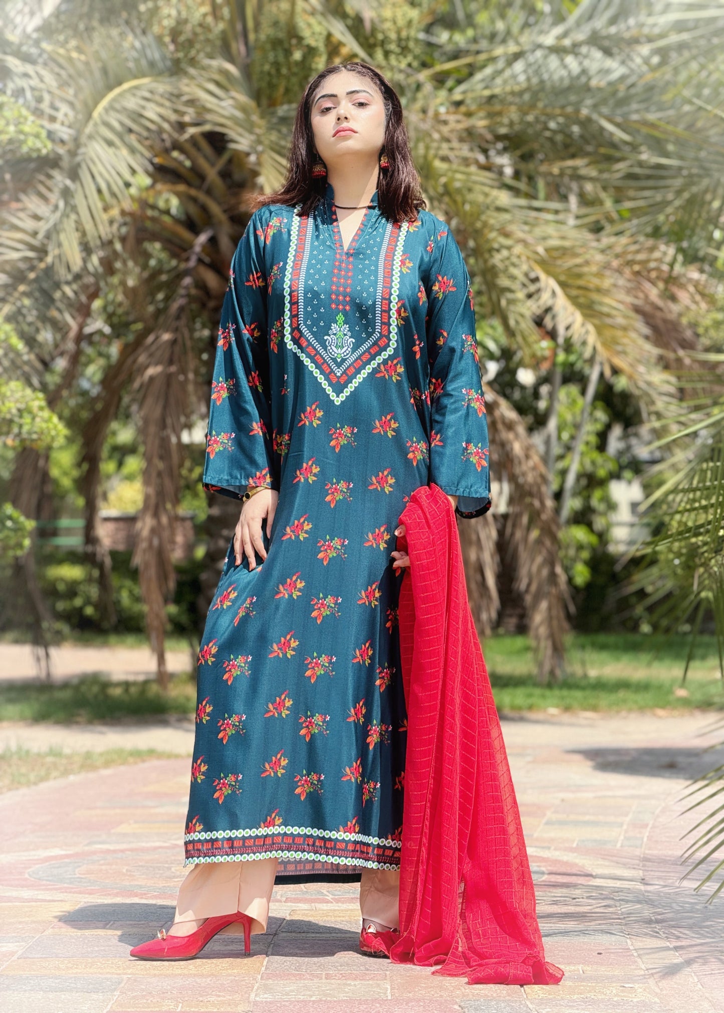 Printed Co-Ord Set (Pret) - L047