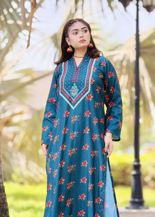 Printed Co-Ord Set (Pret) - L047