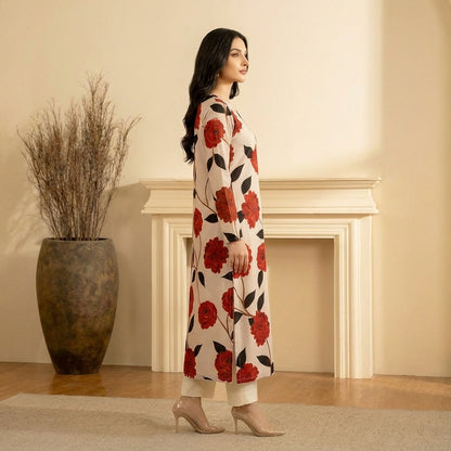 Silk Winter Co-Ord Set - L024