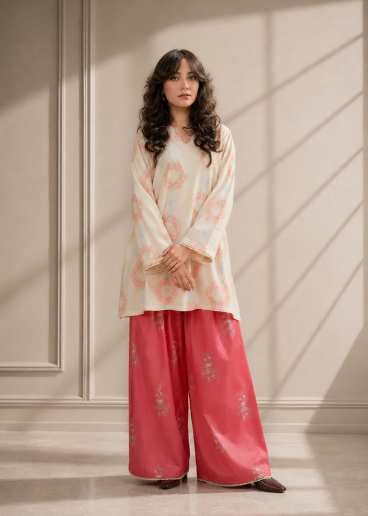 Printed Co-Ord Set (Pret) - 5029