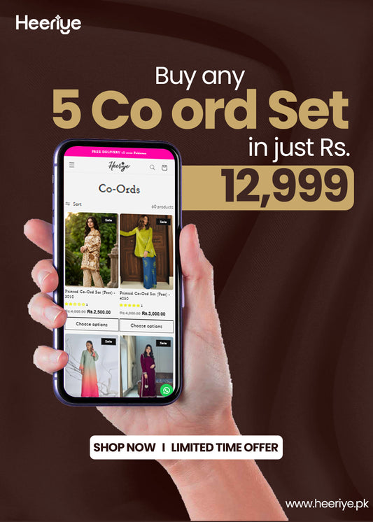 Buy Any 5 Co-Ords Sets in Rs 12,999