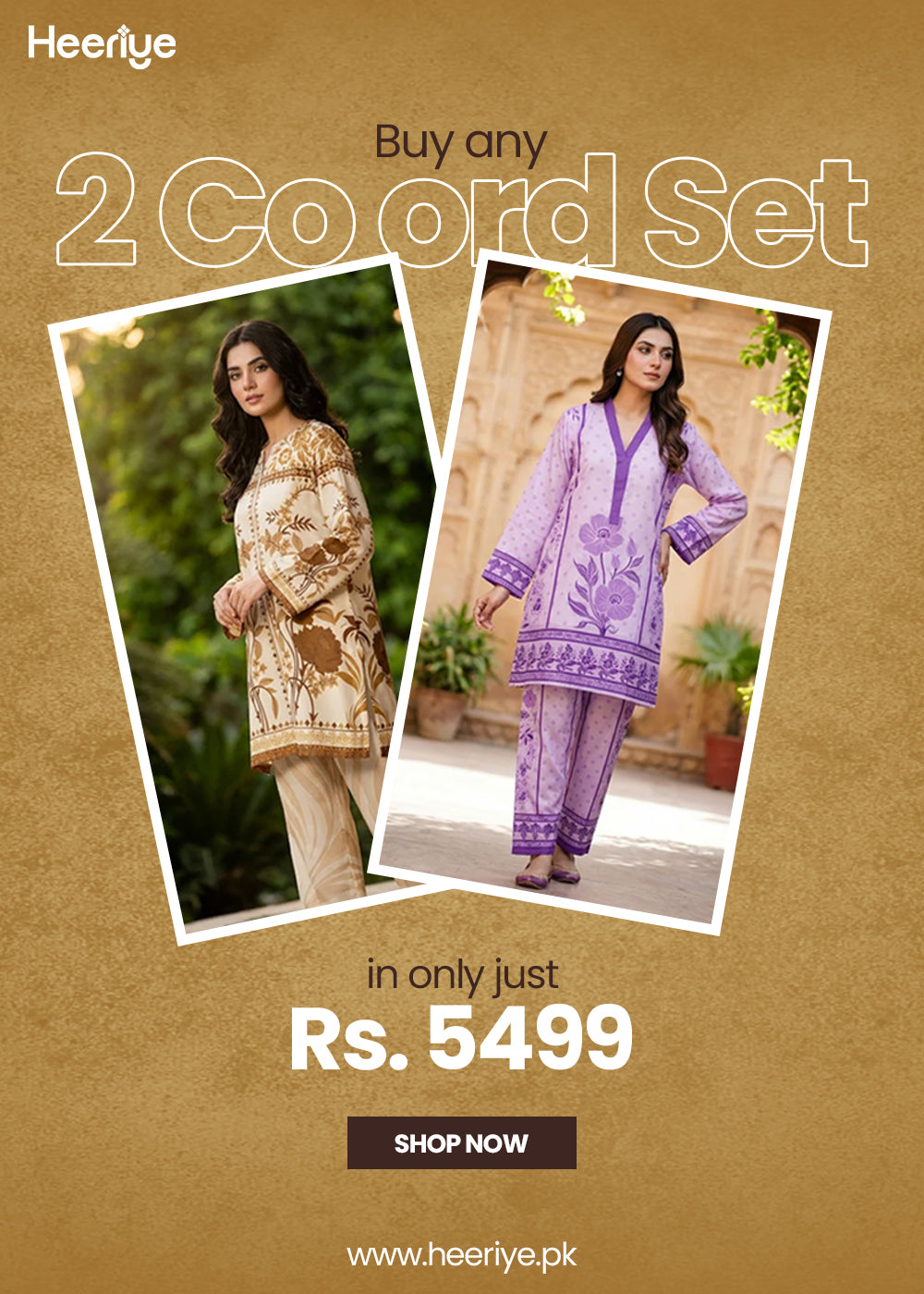 Buy Any 2 Co-Ords Sets in Rs 5499