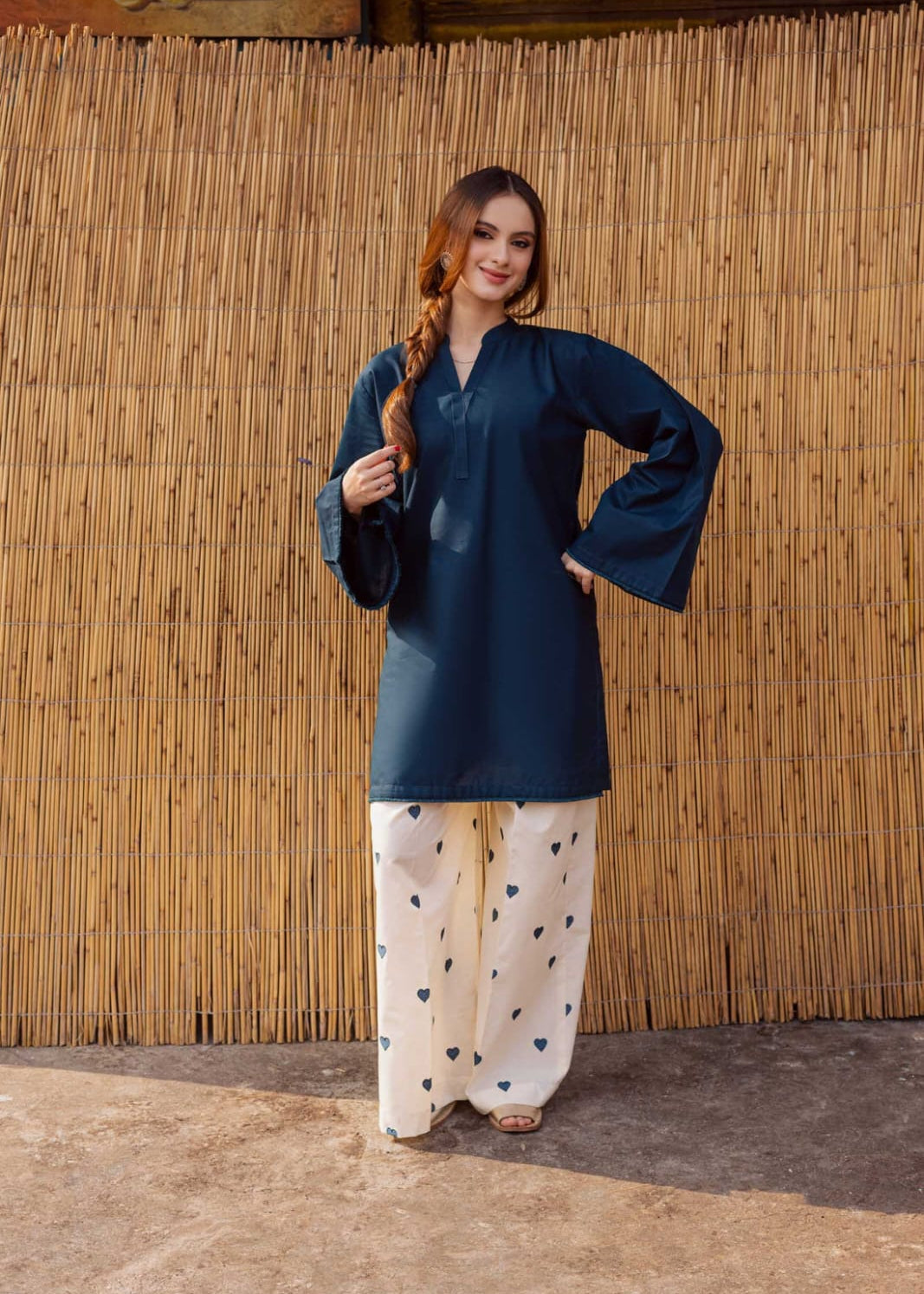 Solid Co-Ord Set (Pret) - Azure