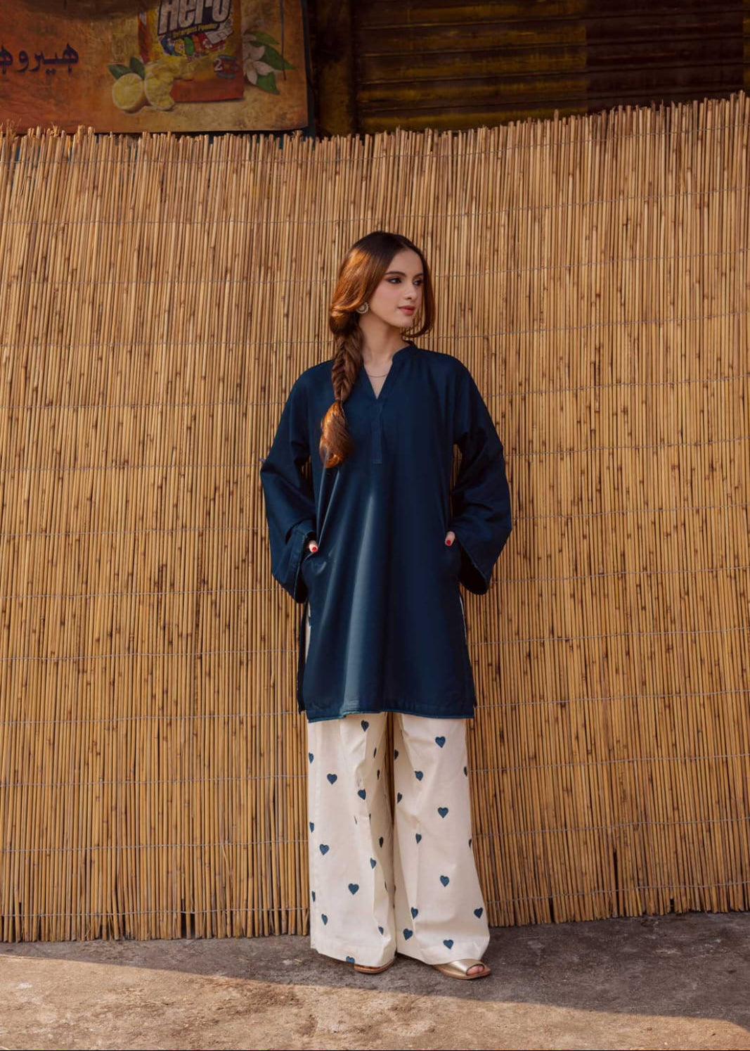 Solid Co-Ord Set (Pret) - Azure