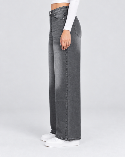 Concrete Grey Baggy Denim -Loose Fit - UNISEX