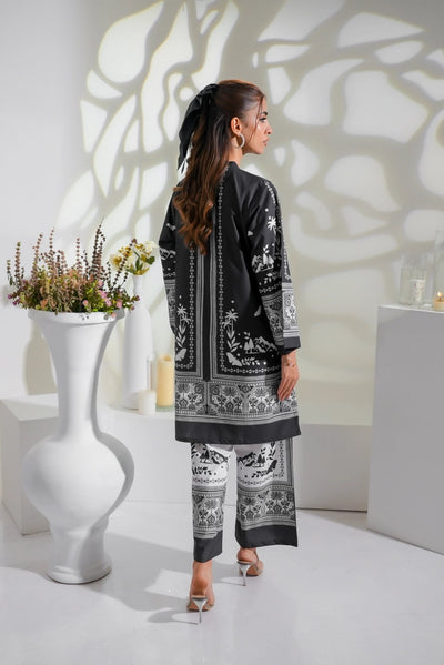 Silk Printed Co-Ord Set (Pret) - S005