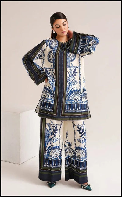 Printed Co-Ord Set (Pret) - 1010