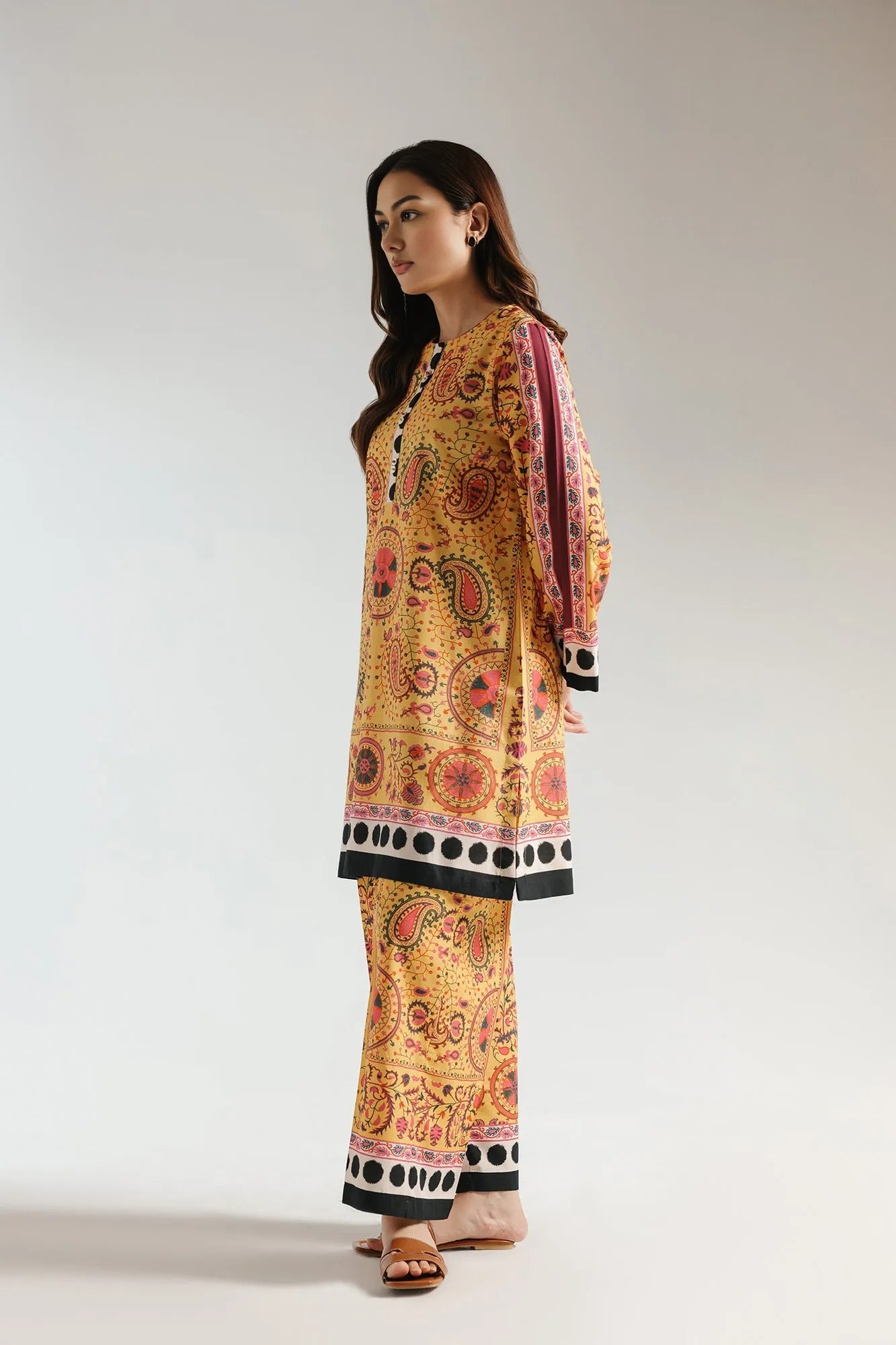 Printed Co-Ord Set (Pret) - 601