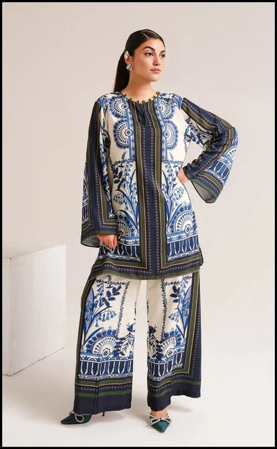 Printed Co-Ord Set (Pret) - 1010