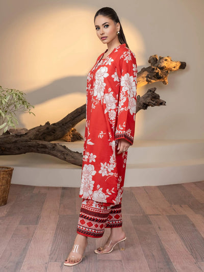Printed Co-Ord Set (Pret) - 1040