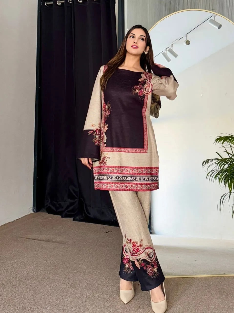 Printed Co-Ord Set (Pret) - 1020