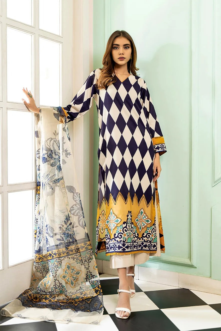 Printed Co-Ord Set (Pret) - L008