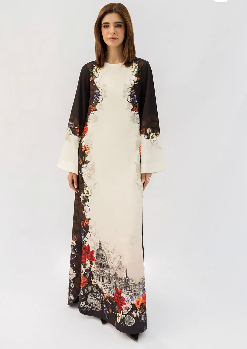 Silk Printed Co-Ord Set (Pret) - S004