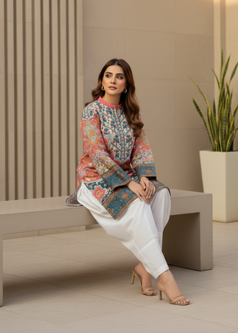 Printed Co-Ord Set (Pret) - 2030