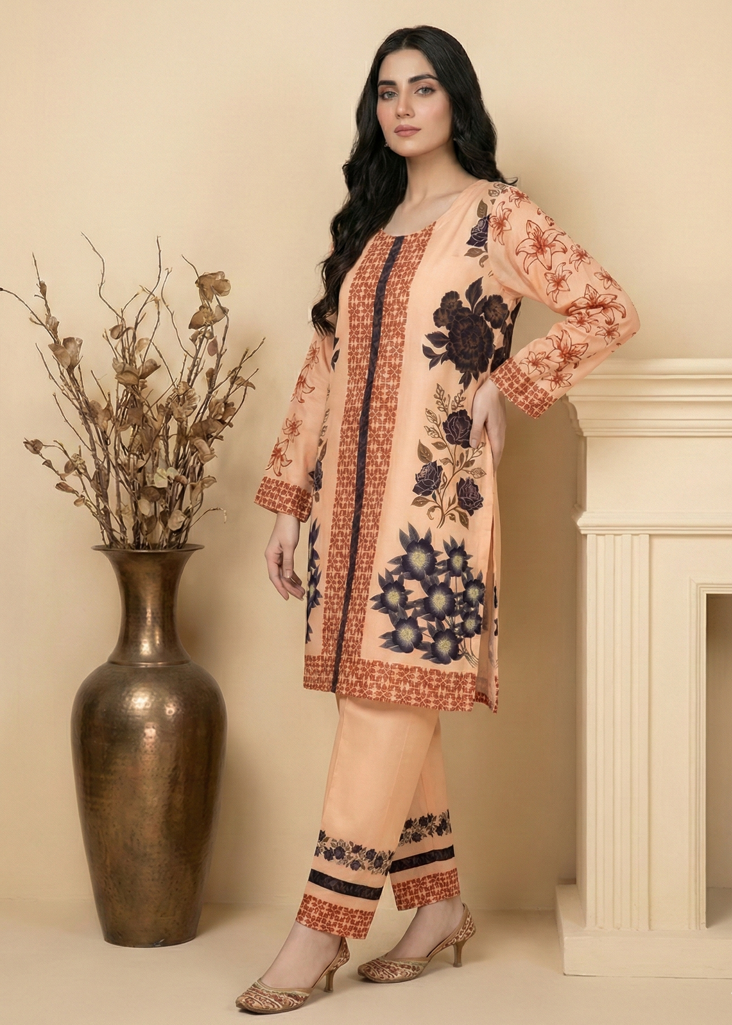 Printed Co-Ord Set (Pret) - 3050