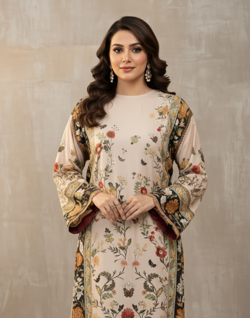 Printed Co-Ord Set (Pret) - L016