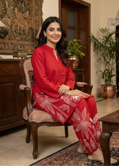 Printed Co-Ord Set (Pret) - 4000